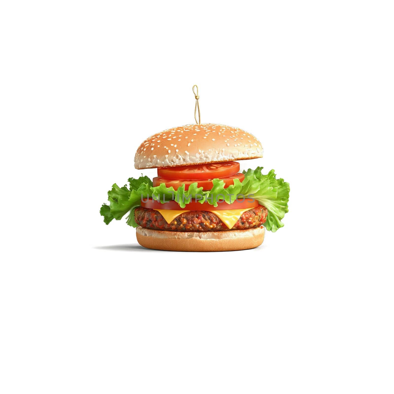 Food isolated on transparent background