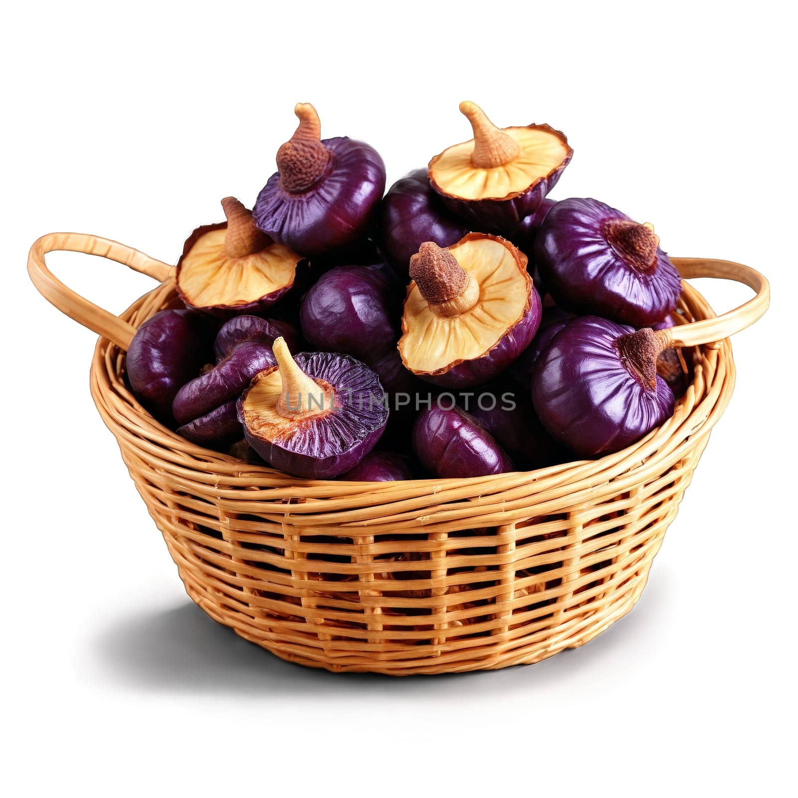 Food isolated on transparent background