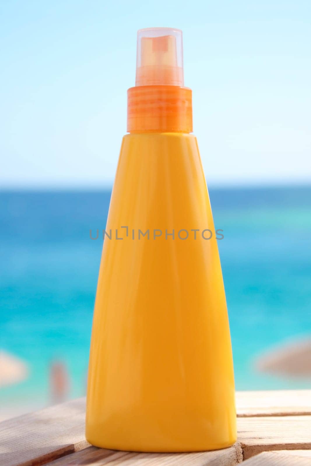 suntan lotion on the beach - summertime, skincare and beauty styled concept, elegant visuals