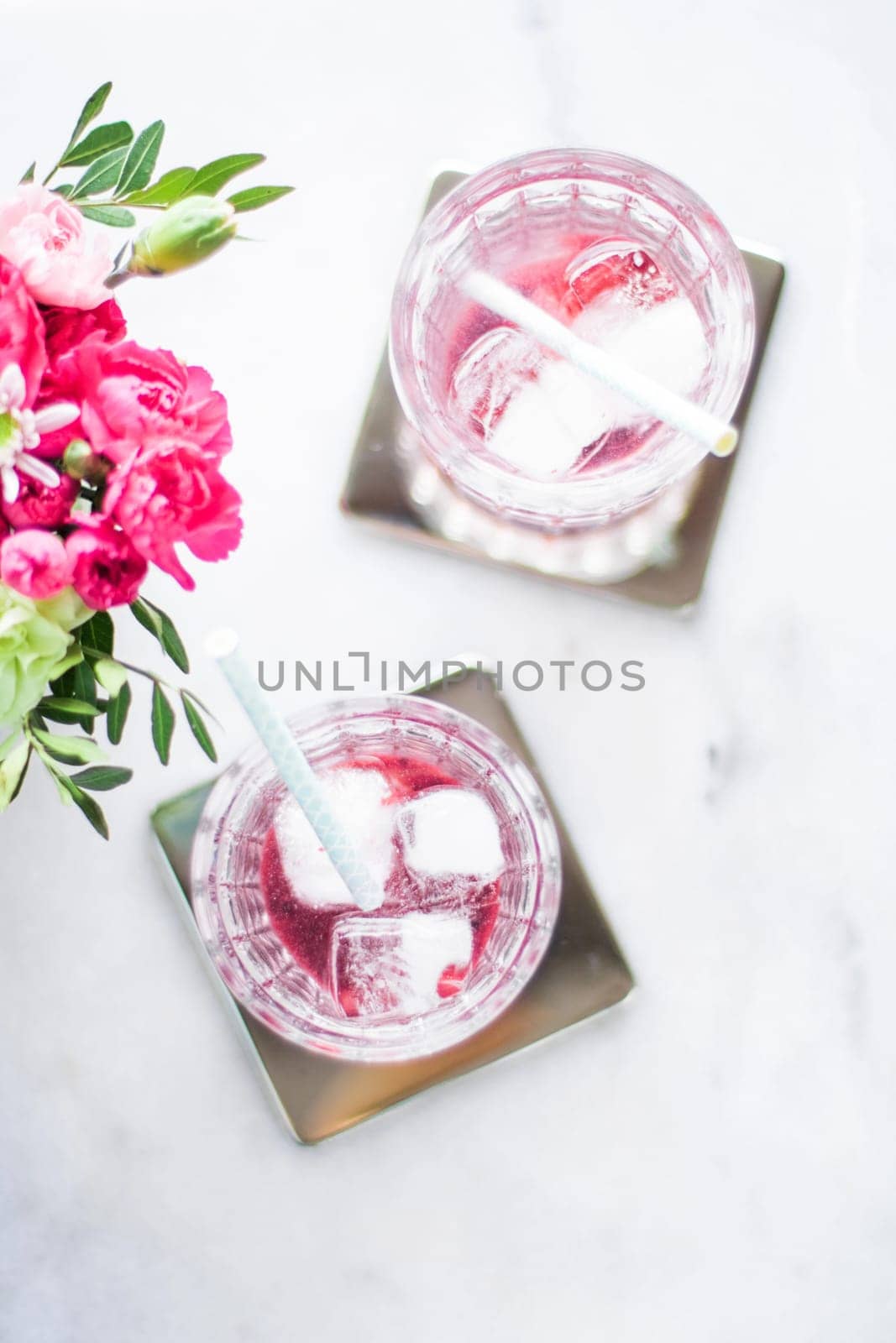 drinks, cocktails and celebration styled concept - homemade cocktails recipe, elegant visuals