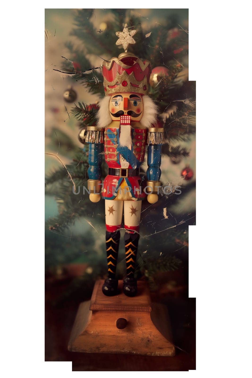 Christmas Nutcracker cut out old fashioned photo by Dustick