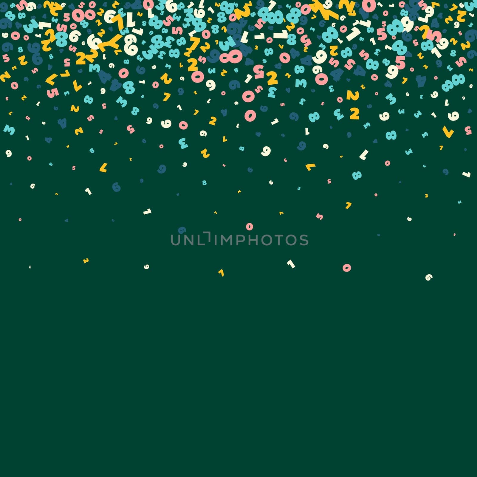 Scattered letters of latin alphabet. Colorful childish floating characters of English language. Foreign languages study concept. Back to school banner .