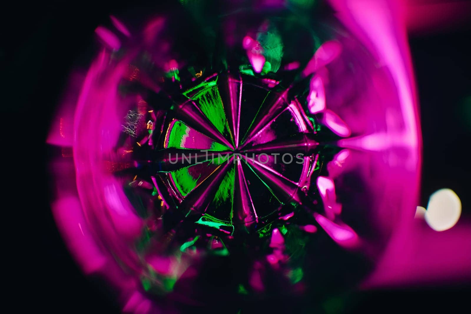 abstract texture green pink purple shot through glass glass with lights for the background