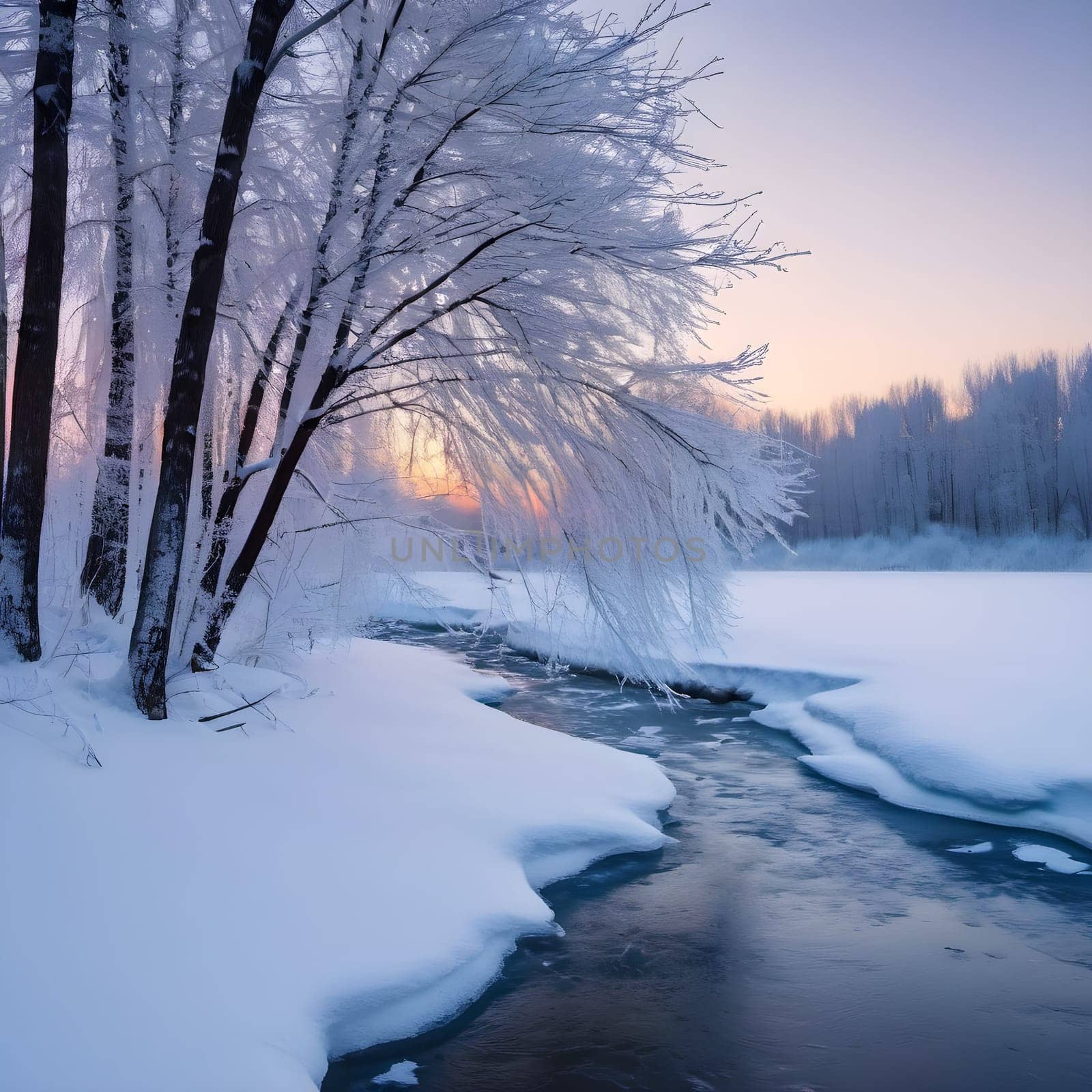 Tranquil Twilight: Exploring the Beauty of the Russian Winter Landscape by Petrichor