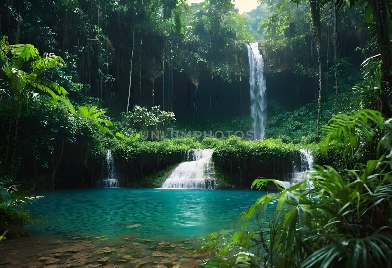 Jungle Cascades: Exploring the Serene Beauty of Asian Waterfalls by Petrichor