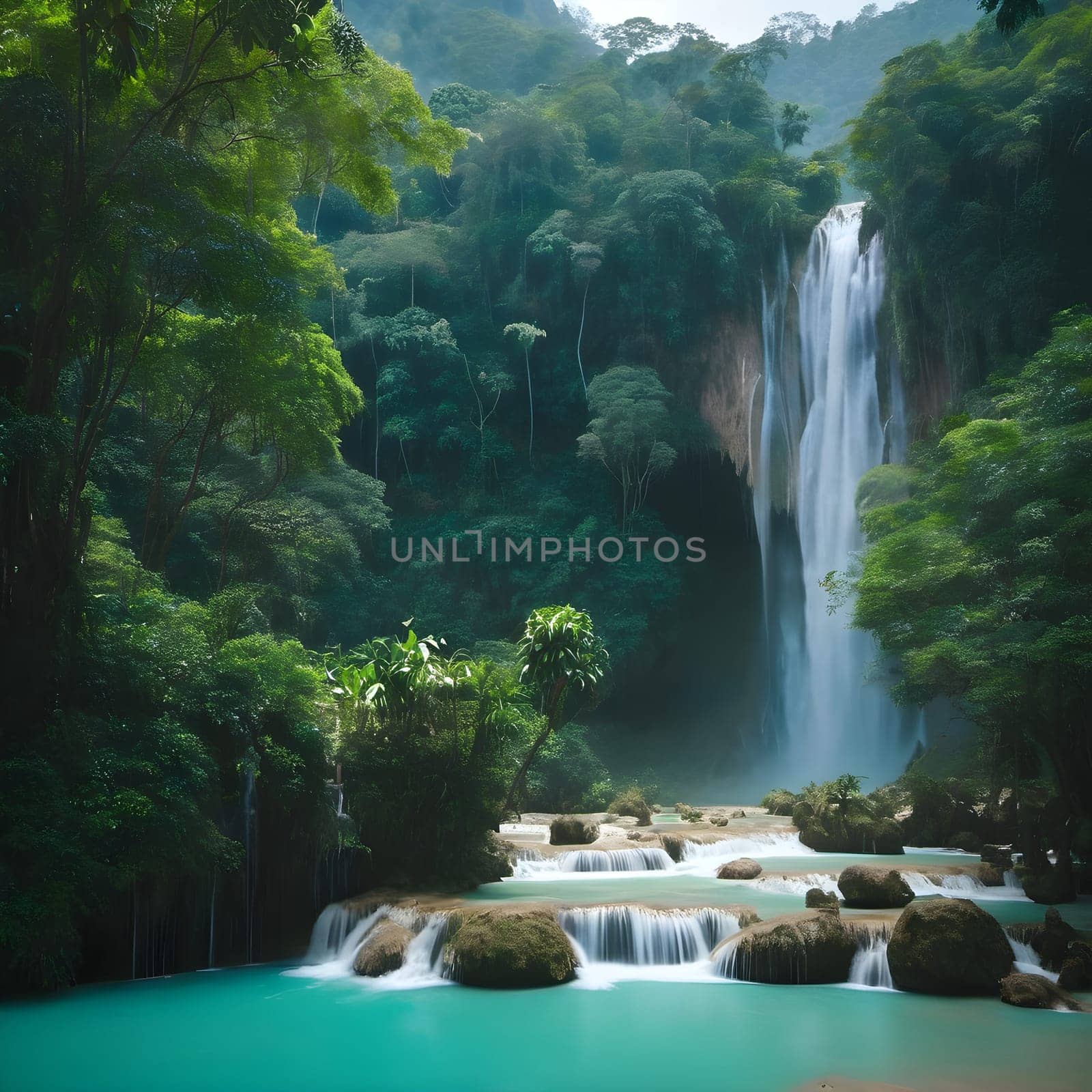 Nature's Symphony: Exploring the Majestic Beauty of Waterfalls and Forests by Petrichor