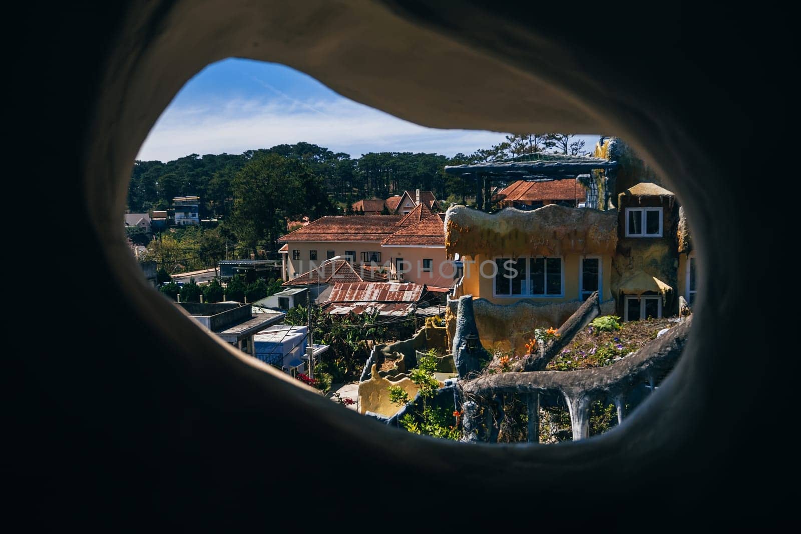 DA LAT, VIETNAM - MARCH 9, 2017: Hang Nga guesthouse, popularly known as the Crazy House. It is designed and constructed by Vietnamese woman architect Dang Viet Nga, in Dalat, Vietnam