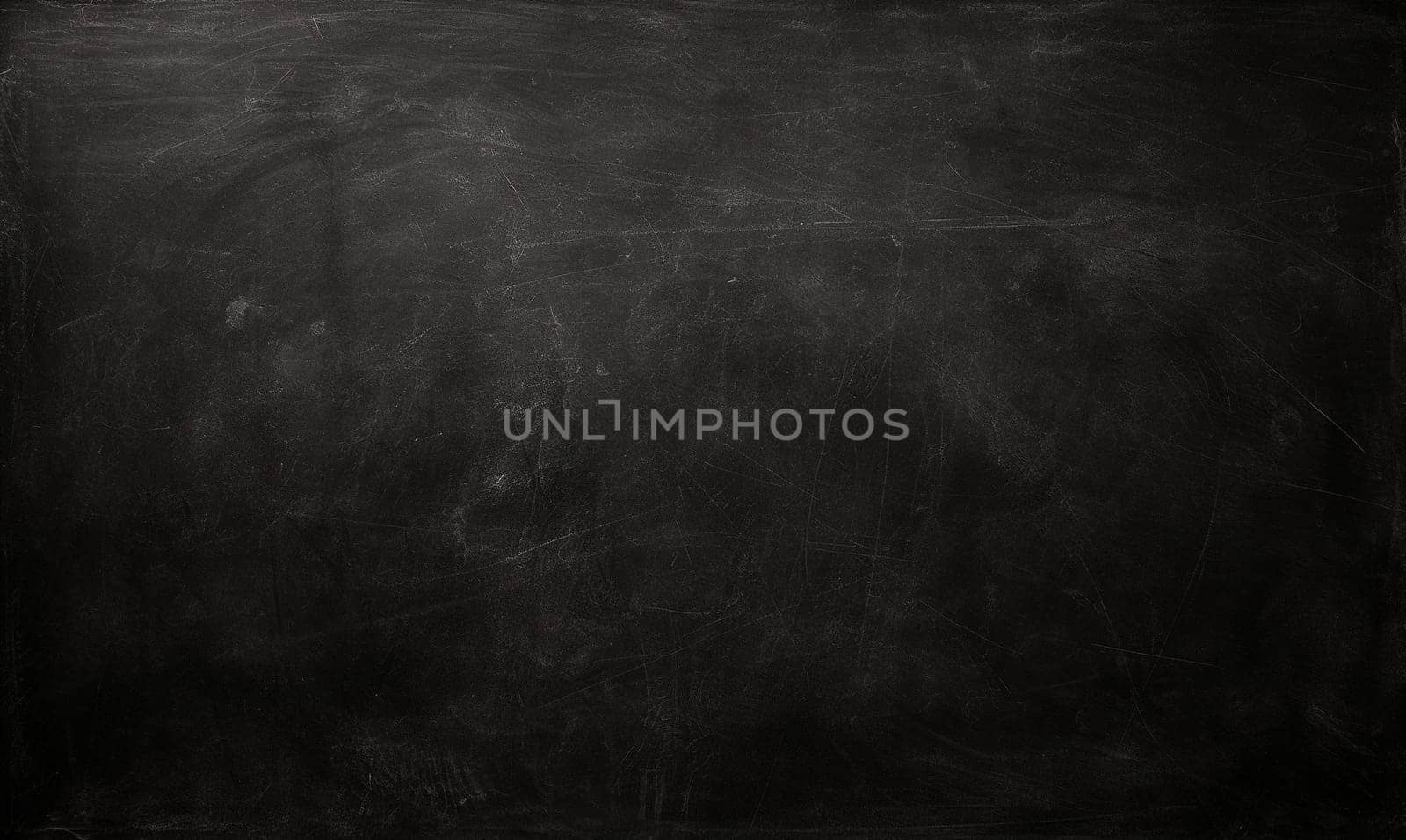 Textured blackboard surface with scratch marks, ideal for educational backgrounds, school-related designs. Realistic, black school board texture. Generative AI. by creativebird