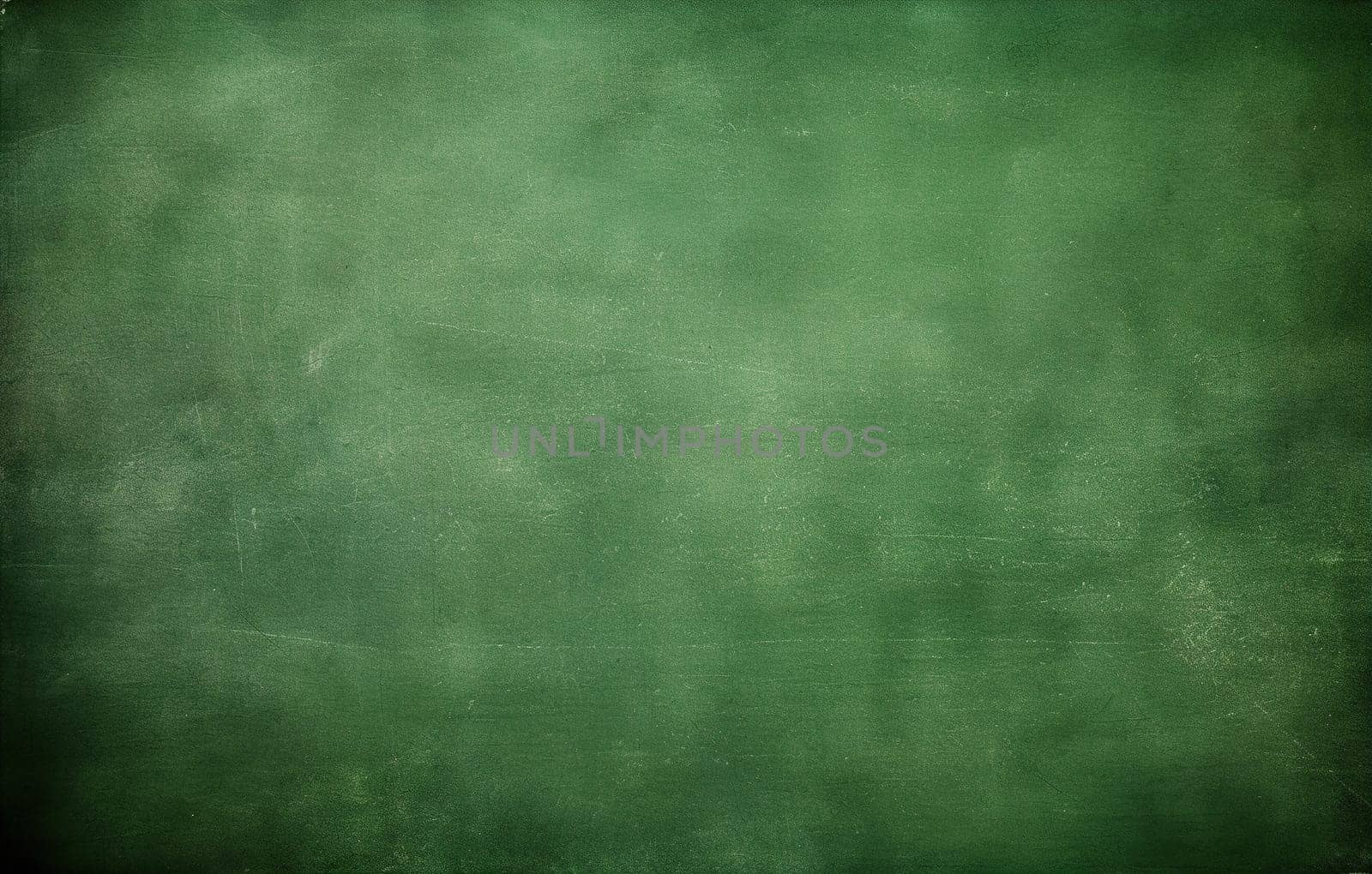 Textured board surface with scratch marks, ideal for educational backgrounds, school-related designs. Realistic, green school board texture. Generative AI