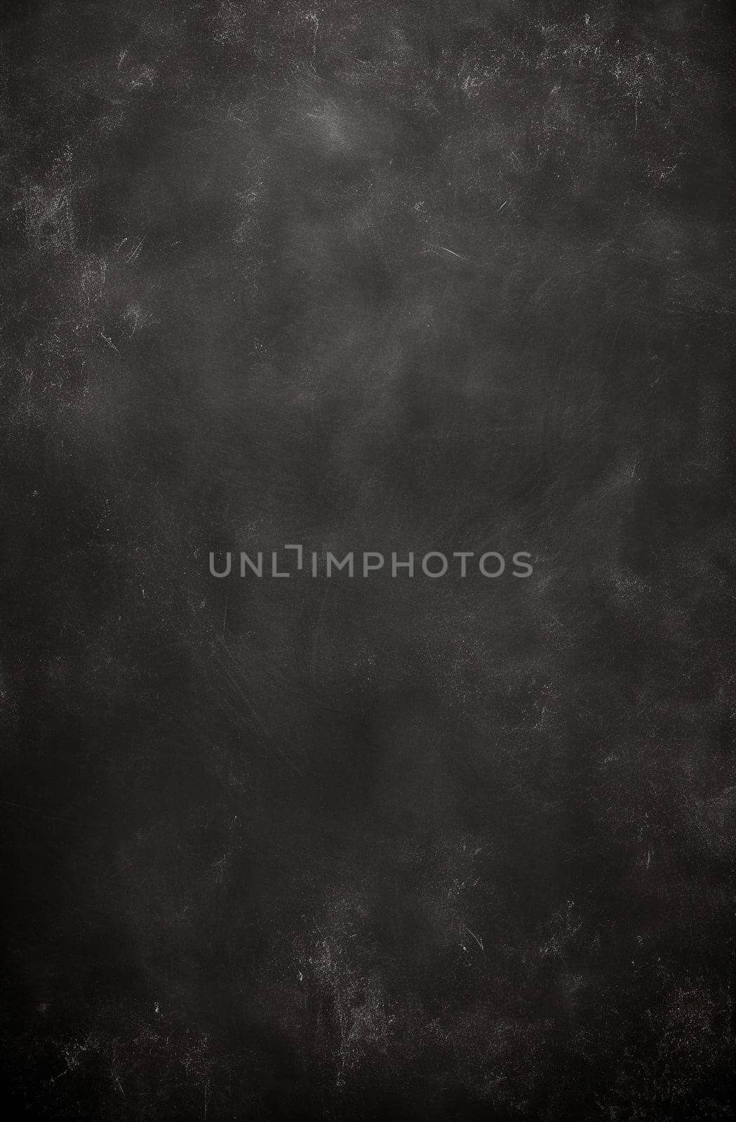 Textured blackboard surface with scratch marks, ideal for educational backgrounds, school-related designs. Realistic, black school board texture. Vertical format. Generative AI