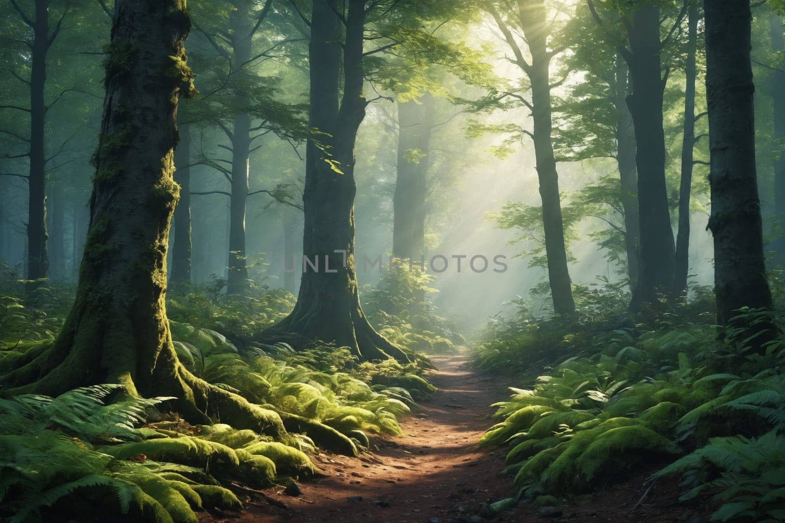 Sunbeams and Shadows: A Magical Journey through the Forest by Andre1ns