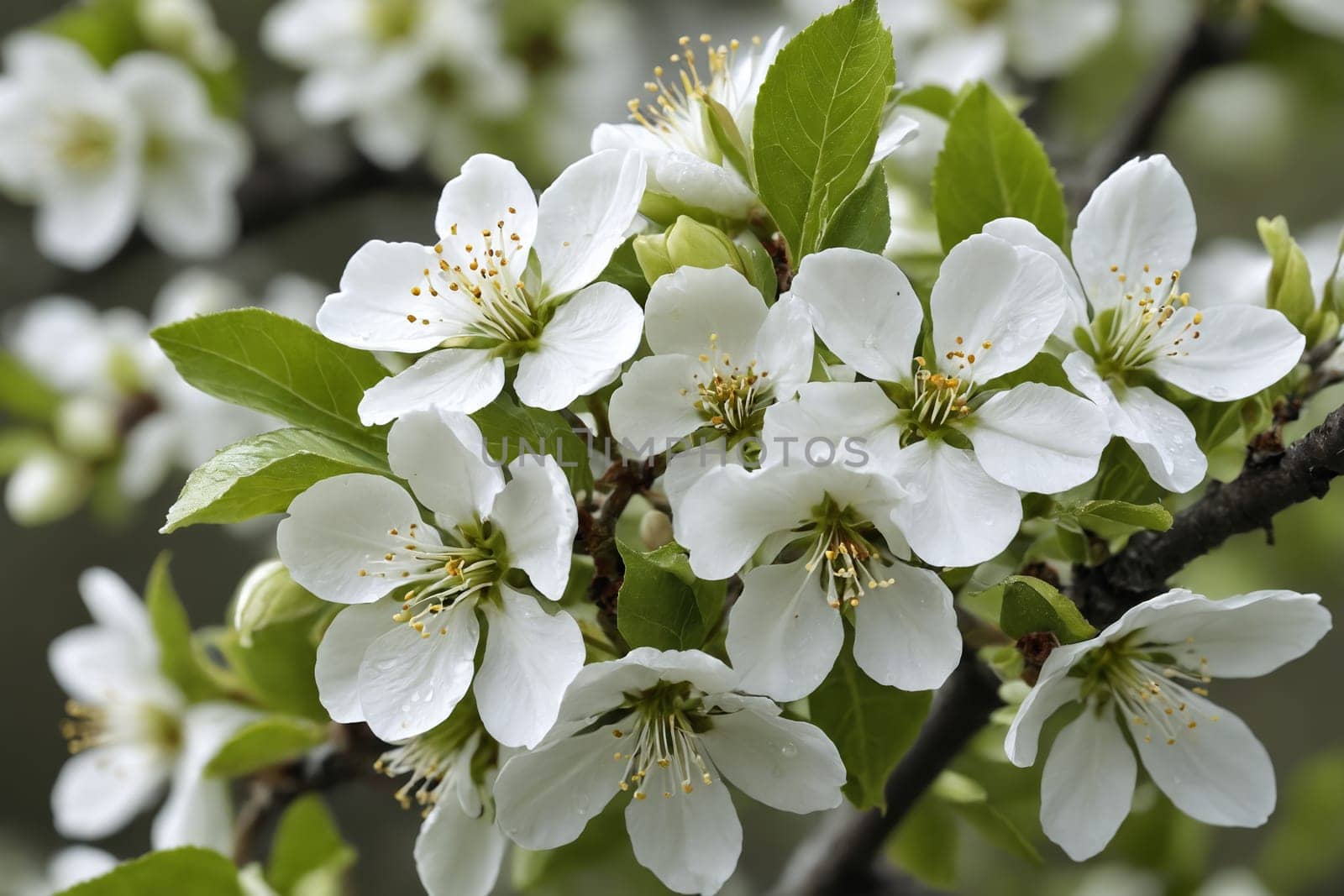Apple Blossoming Bringing the Promise of Fruit by Andre1ns