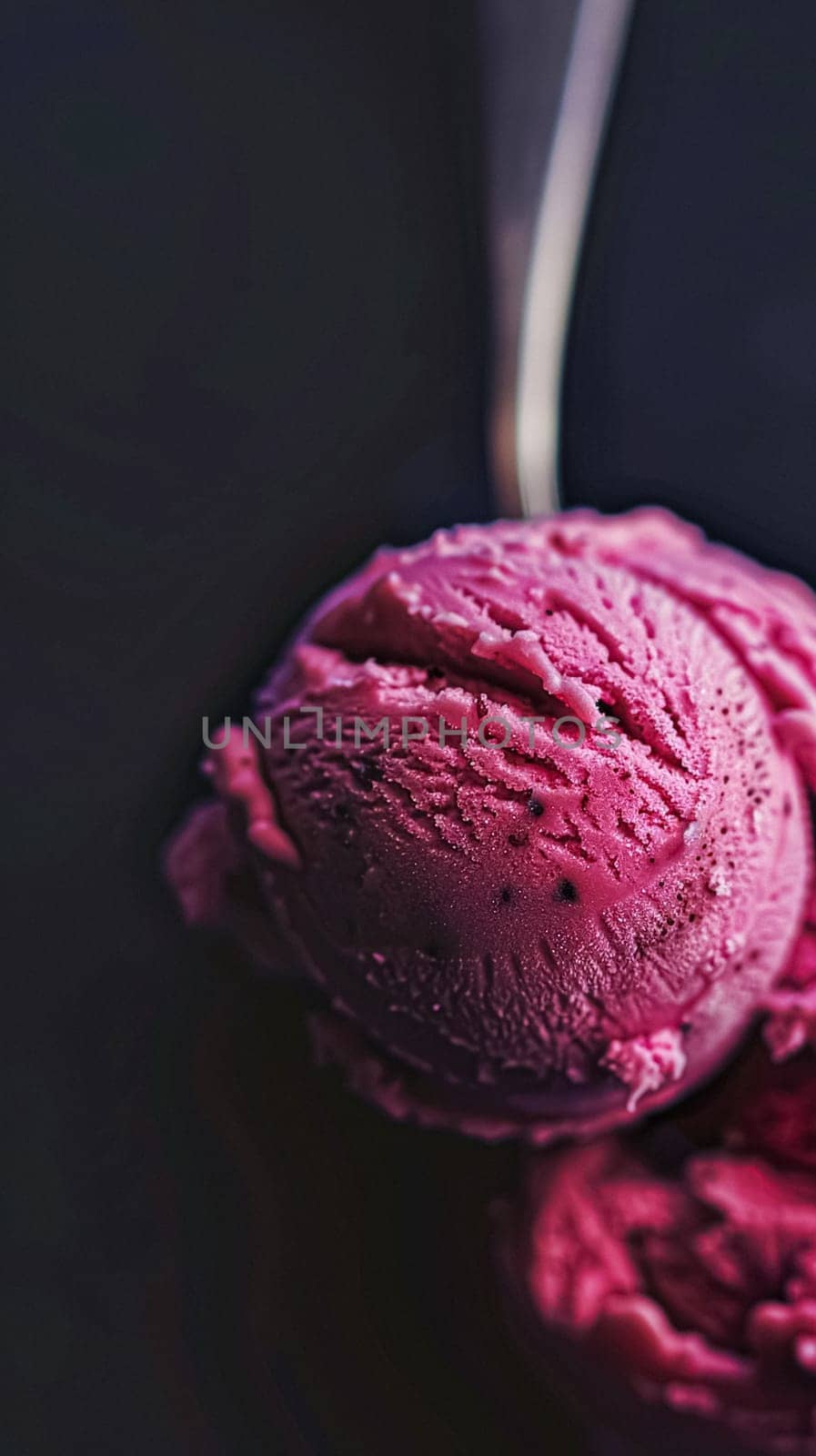 Ice cream commercial, macro food texture background by Anneleven