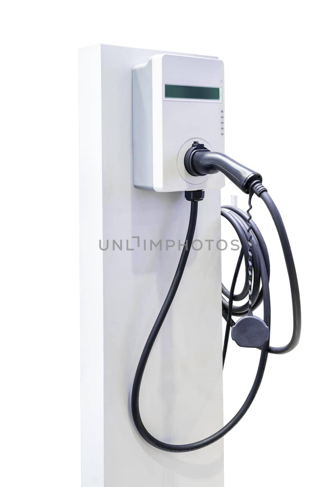  EV Charger isolated on white background by stoonn