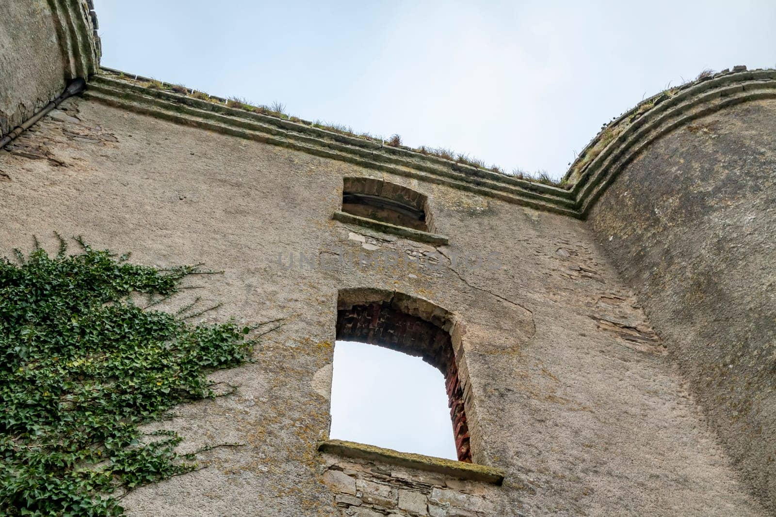 The remains of Wardtown castle in Ballyshannon, County Donegal, Ireland.