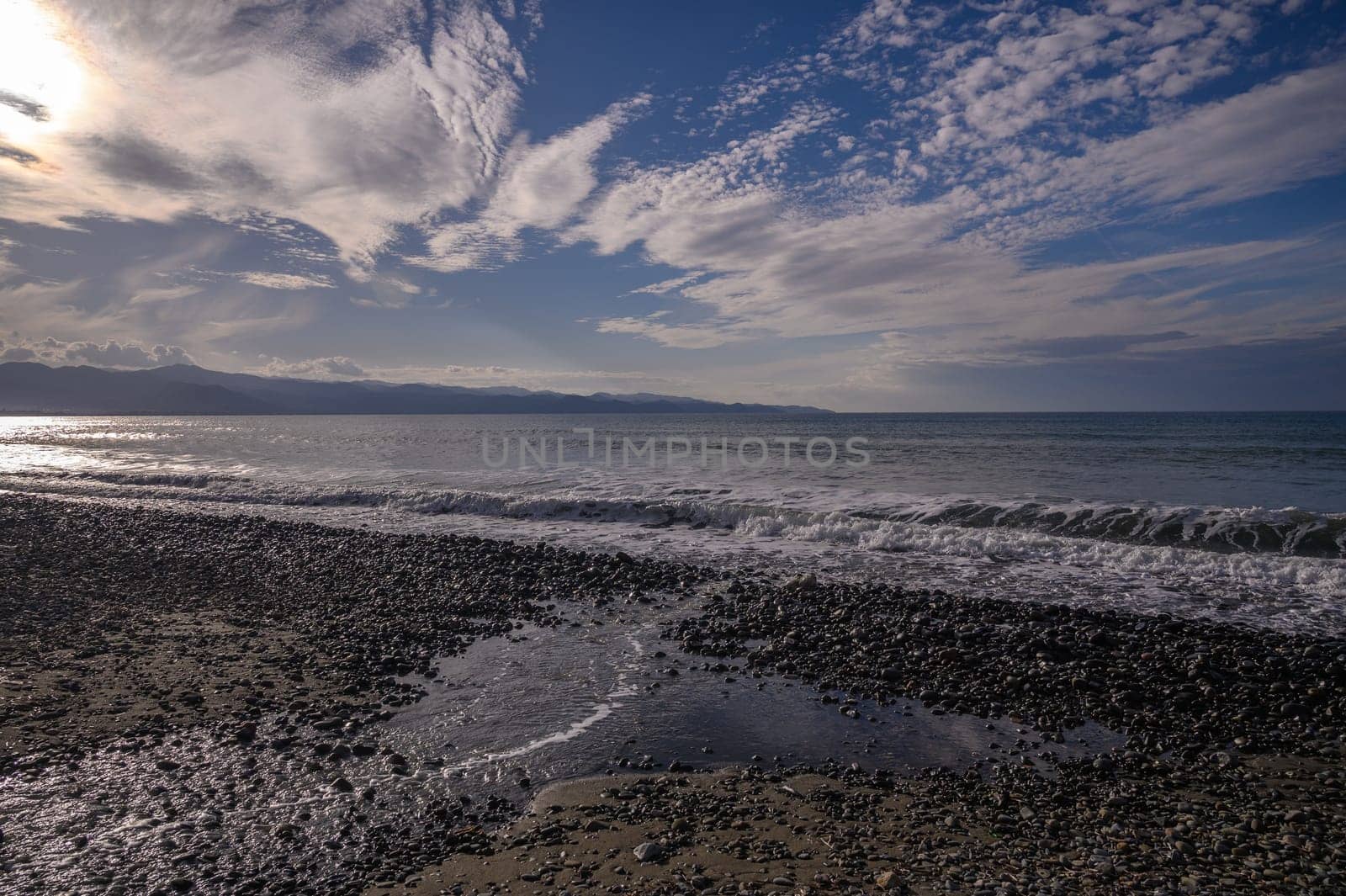 Cloudy sky over Mediterranean Sea 1 by Mixa74