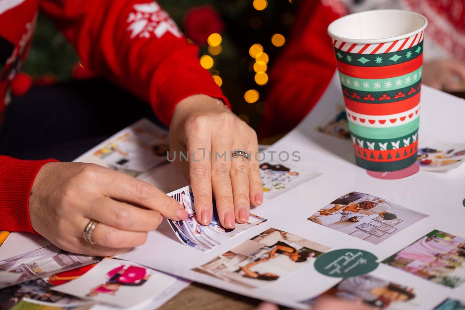 the girl collects her dream card. psychological training.