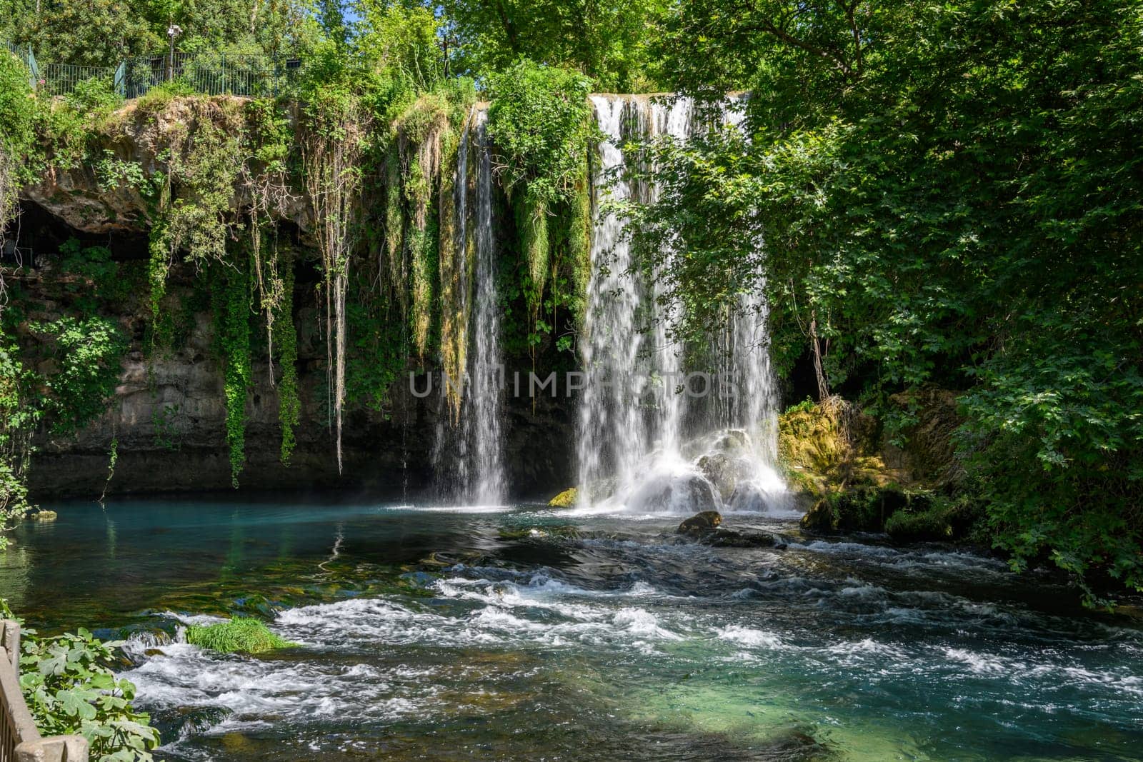 Long exposure image of Duden Waterfall located in Antalya Turkey by Sonat