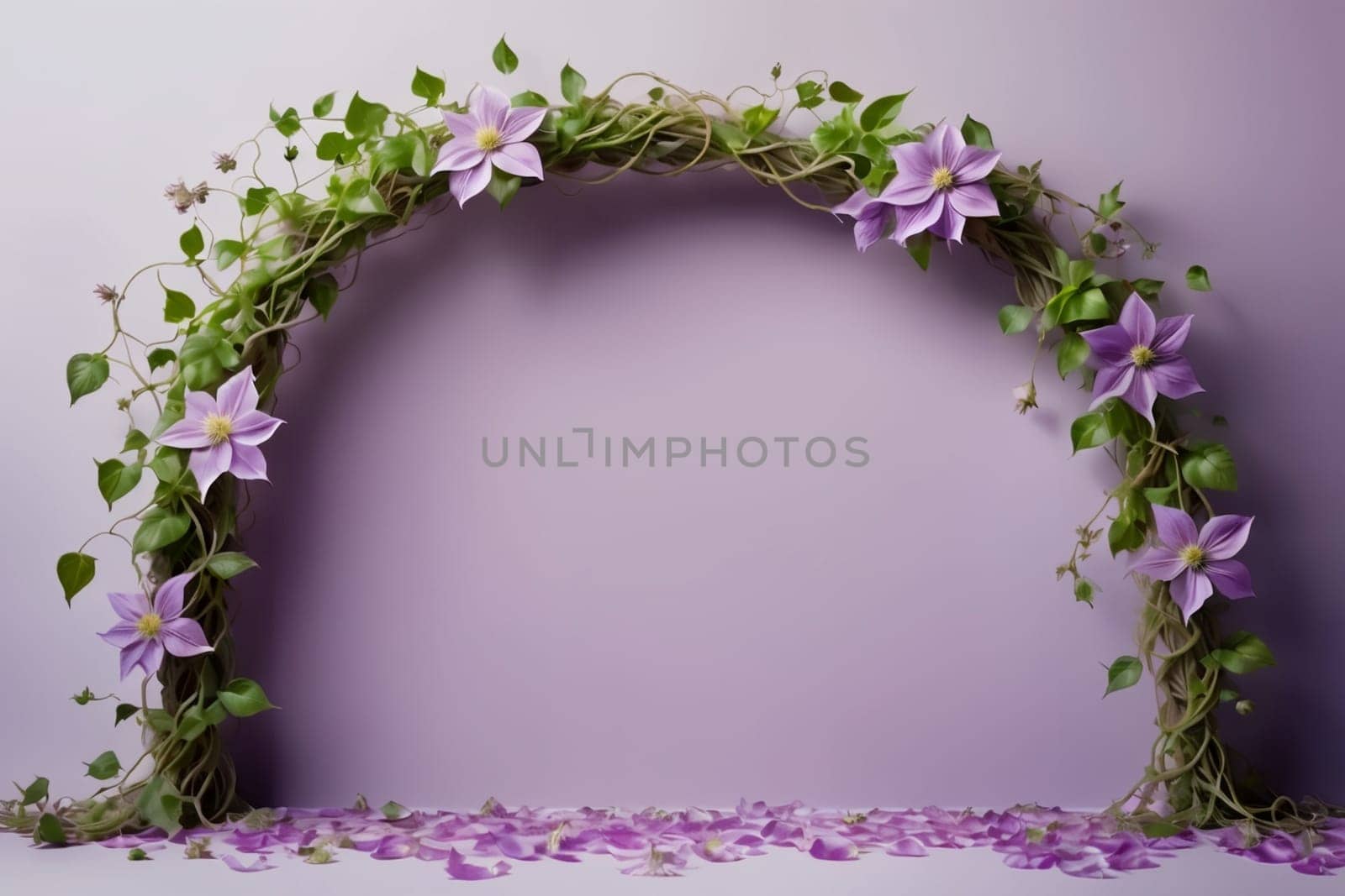 Beautiful abstract background of clematis flowers .