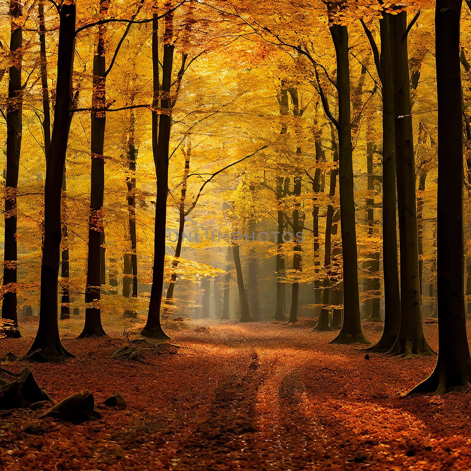 Fall's Splendor: Vibrant Forests of De Hoge Veluwe National Park