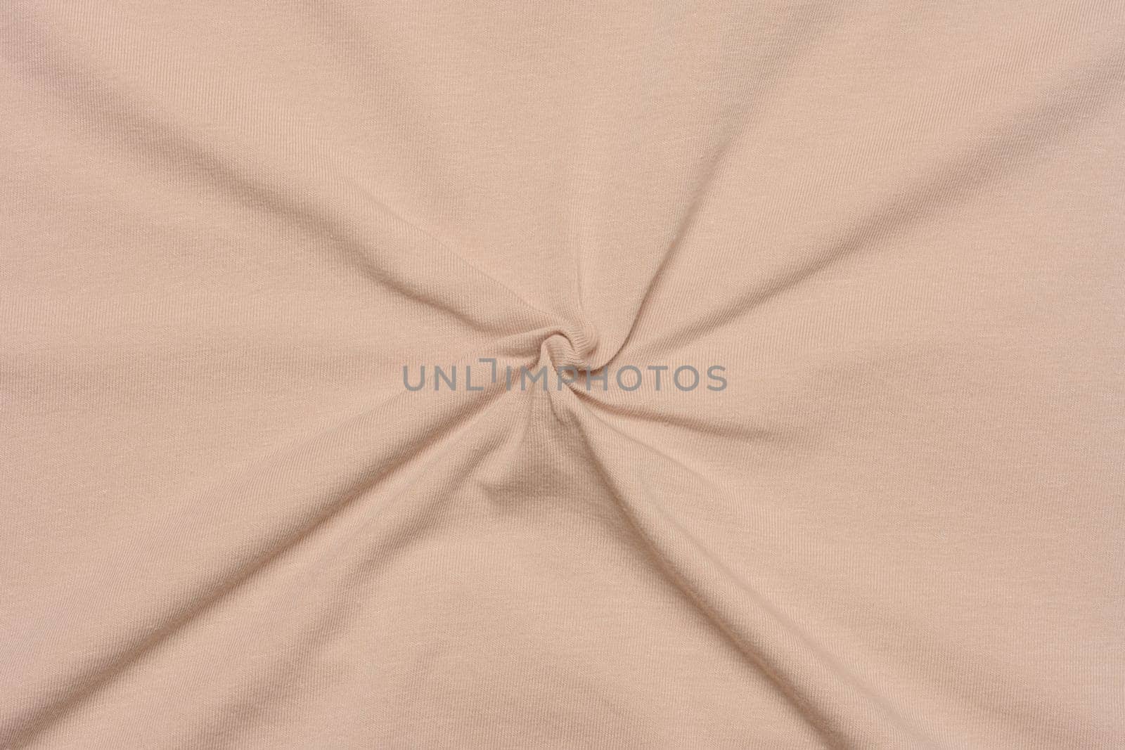 Beige knitted fabric for tailoring, full frame
