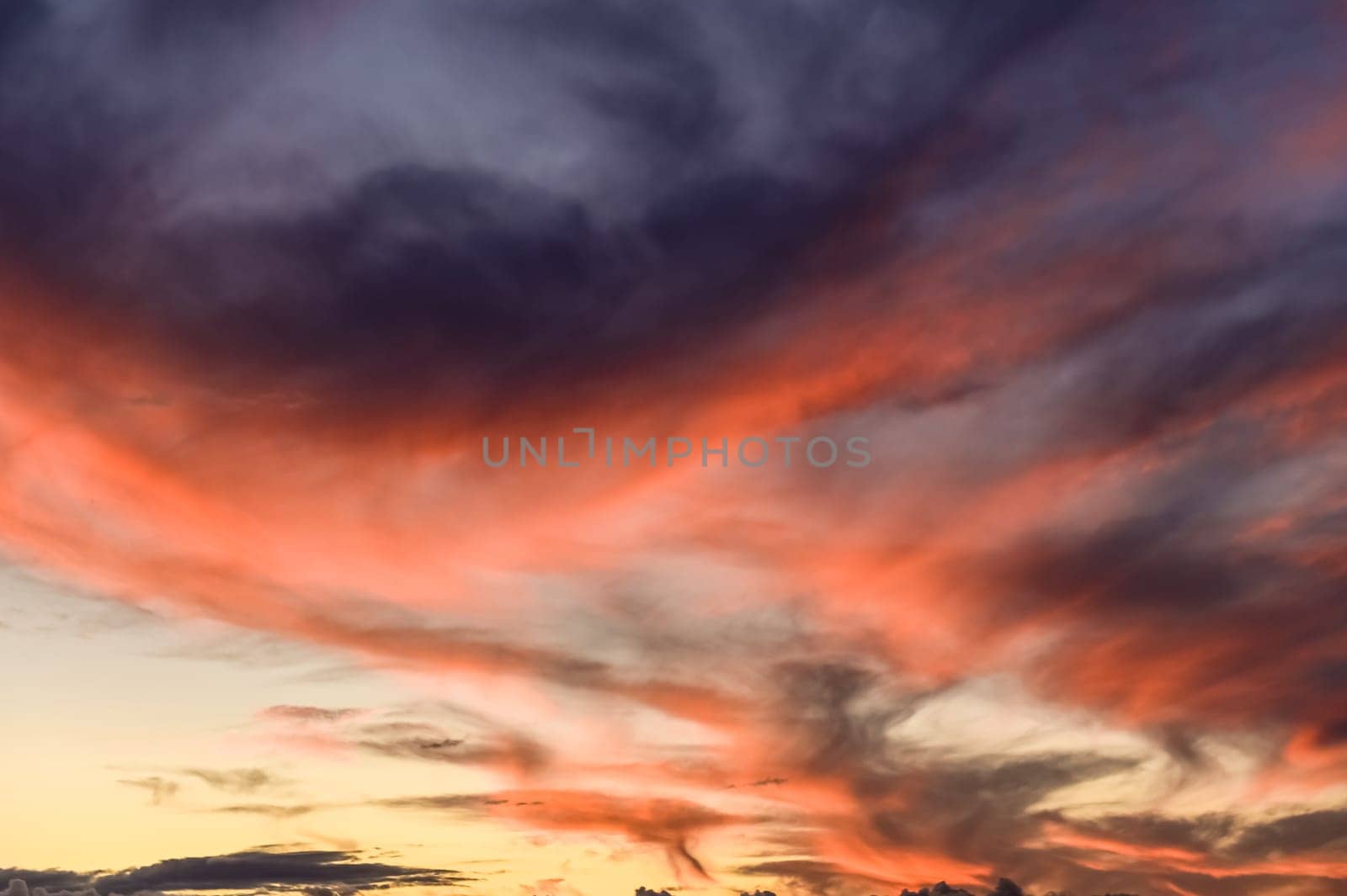 dramatic sky at sunset in winter in Cyprus 1 by Mixa74