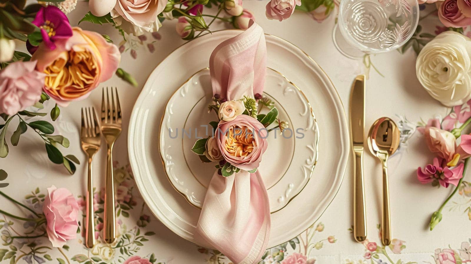 Easter tablescape decoration, floral holiday table decor for family celebration, spring flowers, Easter eggs, Easter bunny and vintage dinnerware, English country and home styling by Anneleven