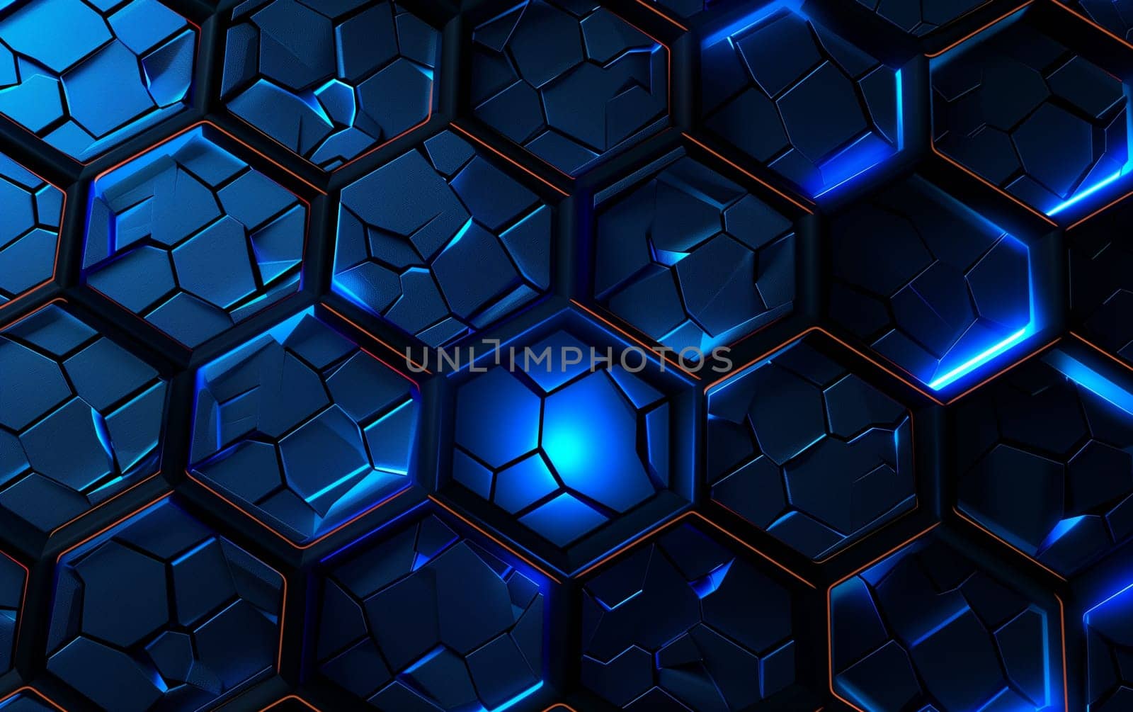 Abstract futuristic 3d background with technology. High quality illustration