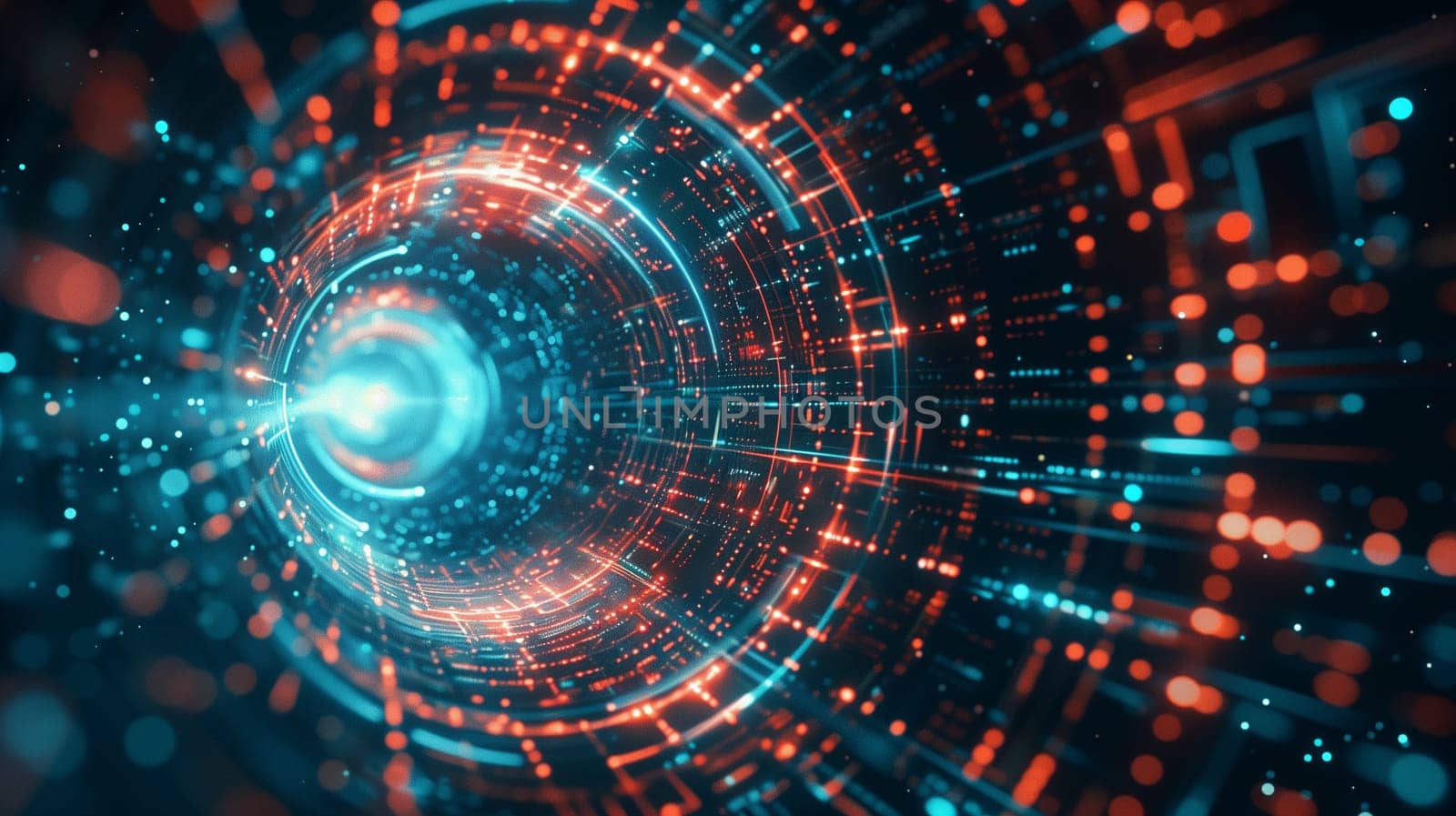 Abstract futuristic 3d background with technology. High quality illustration