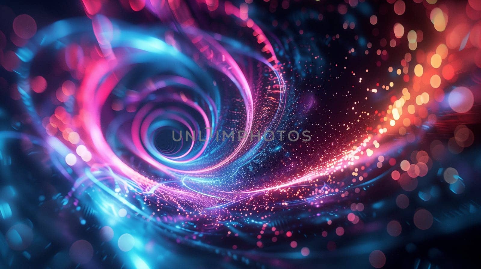 Abstract 3D background with colorful swirl. Colorful 3d rendering. High quality illustration