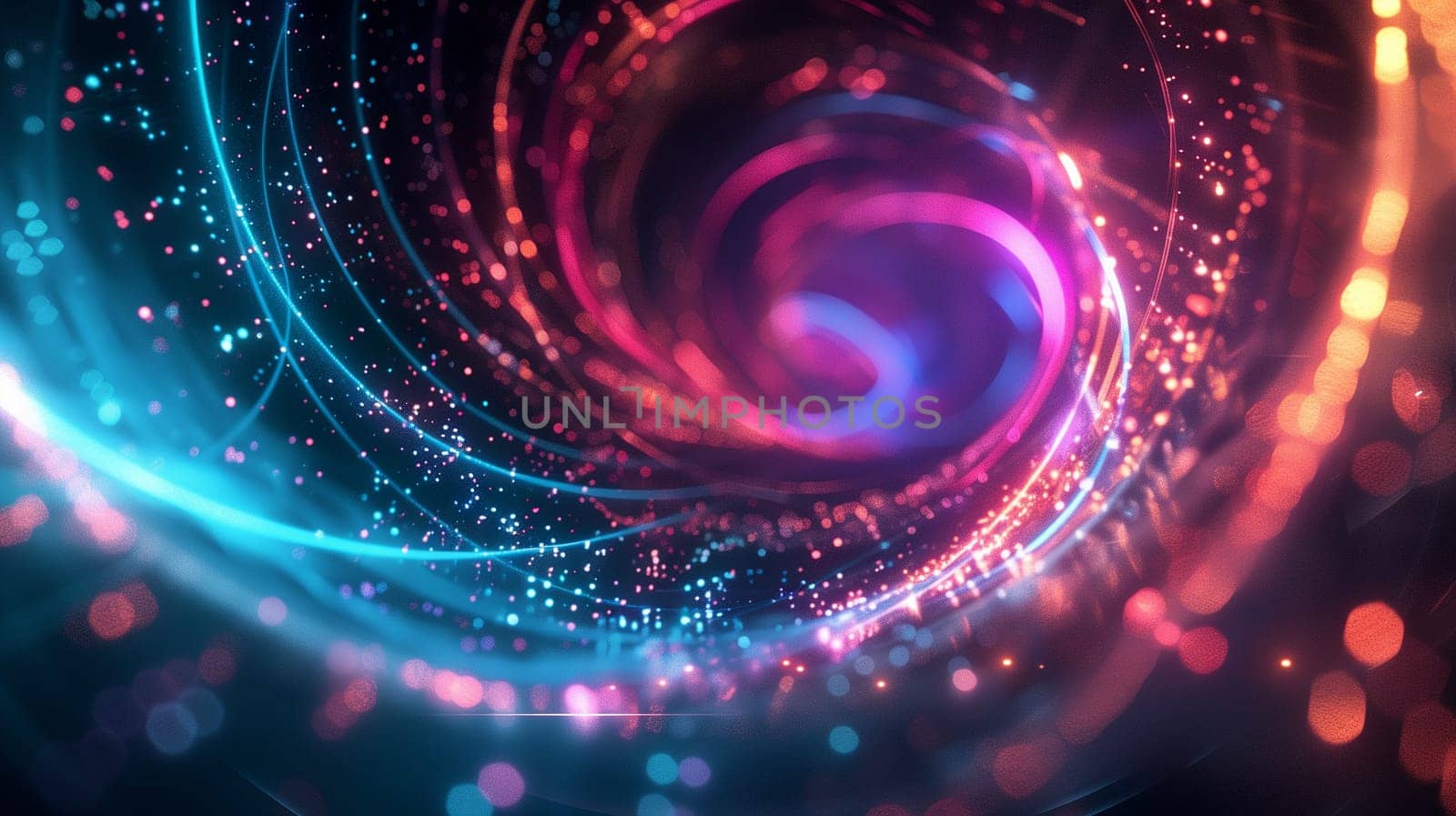 Abstract 3D background with colorful swirl. Colorful 3d rendering. High quality illustration