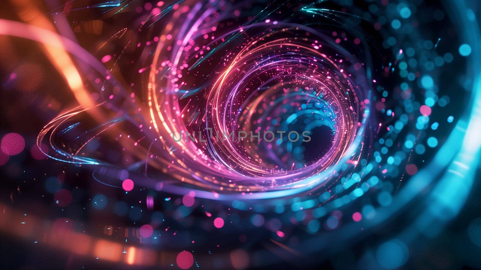 Abstract 3D background with colorful swirl. Colorful 3d rendering. High quality illustration