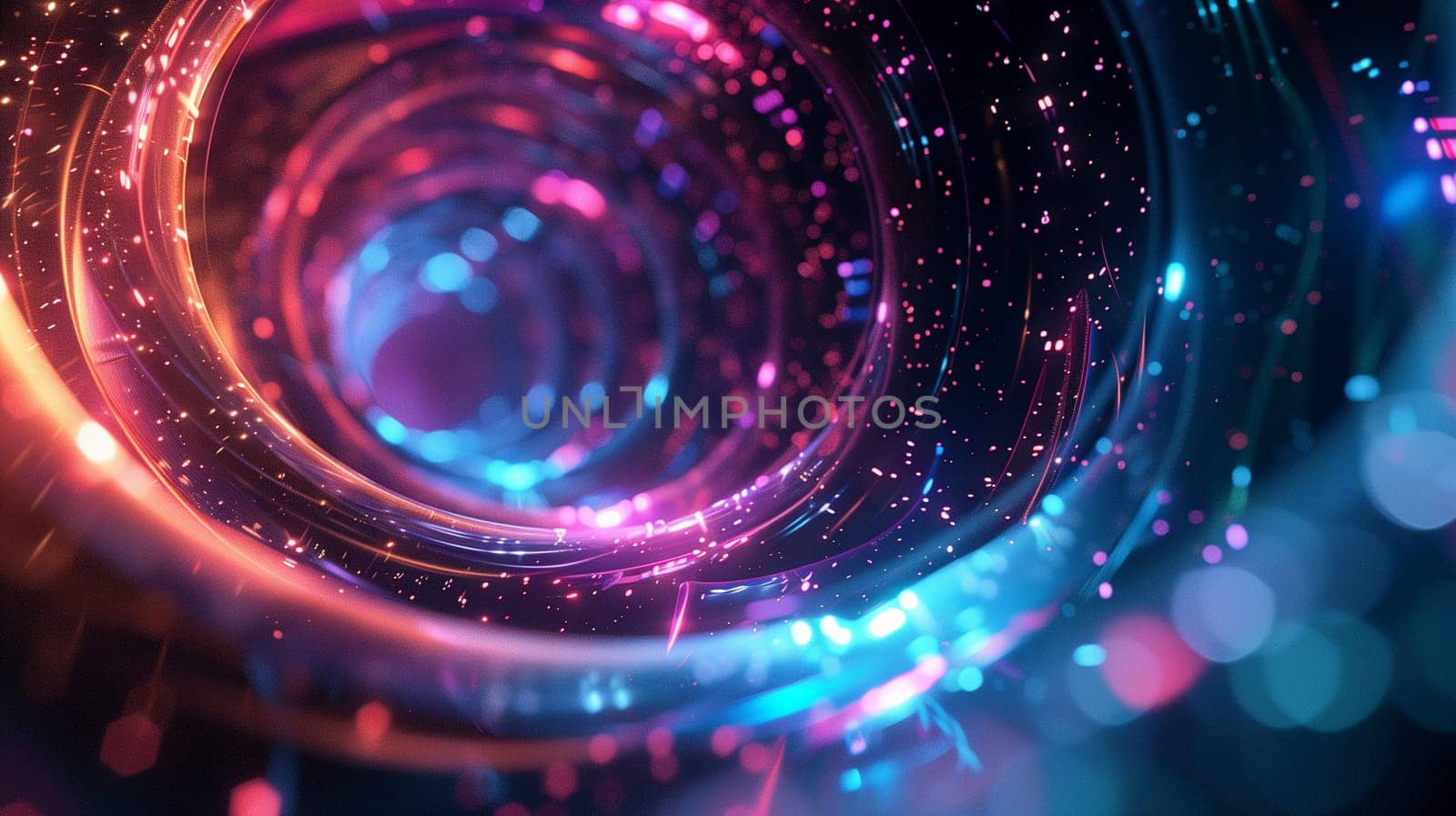 Abstract 3D background with colorful swirl. Colorful 3d rendering. High quality illustration