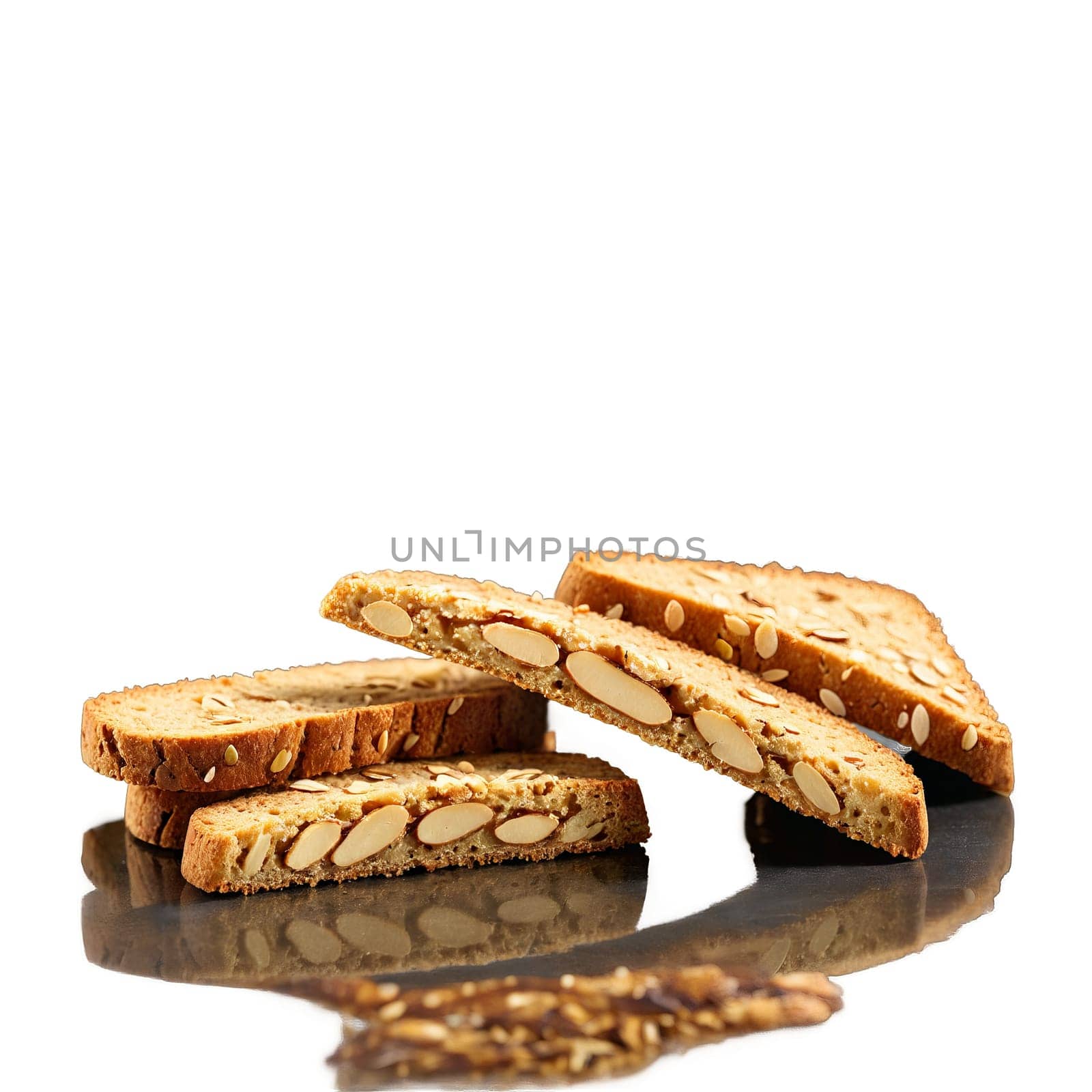 Biscotti with crisp texture almond slices twice baked oblong shape perfect for dunking Culinary by panophotograph