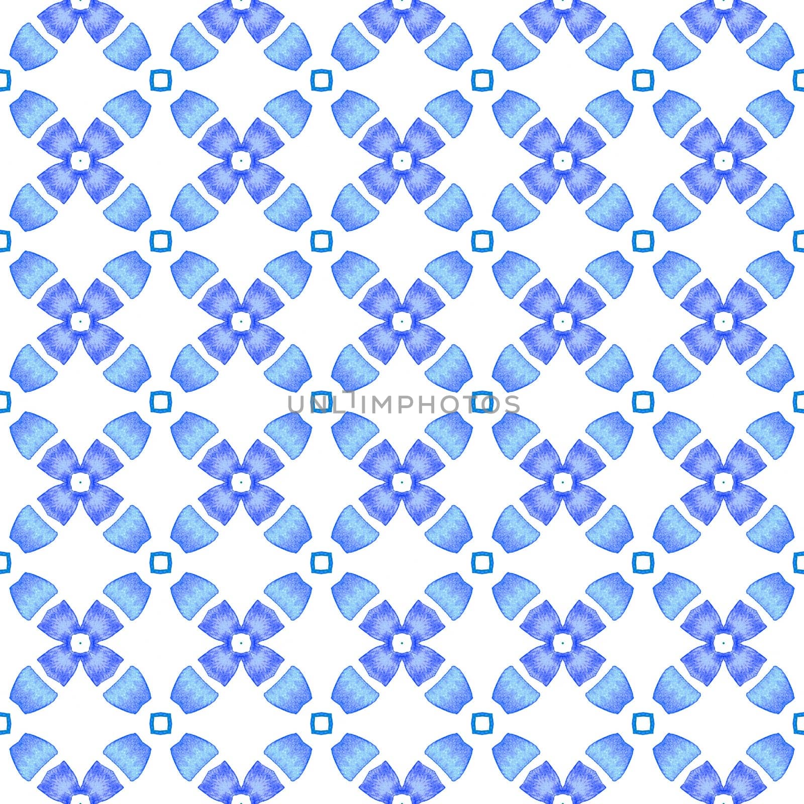 Tropical seamless pattern. Blue good-looking by beginagain