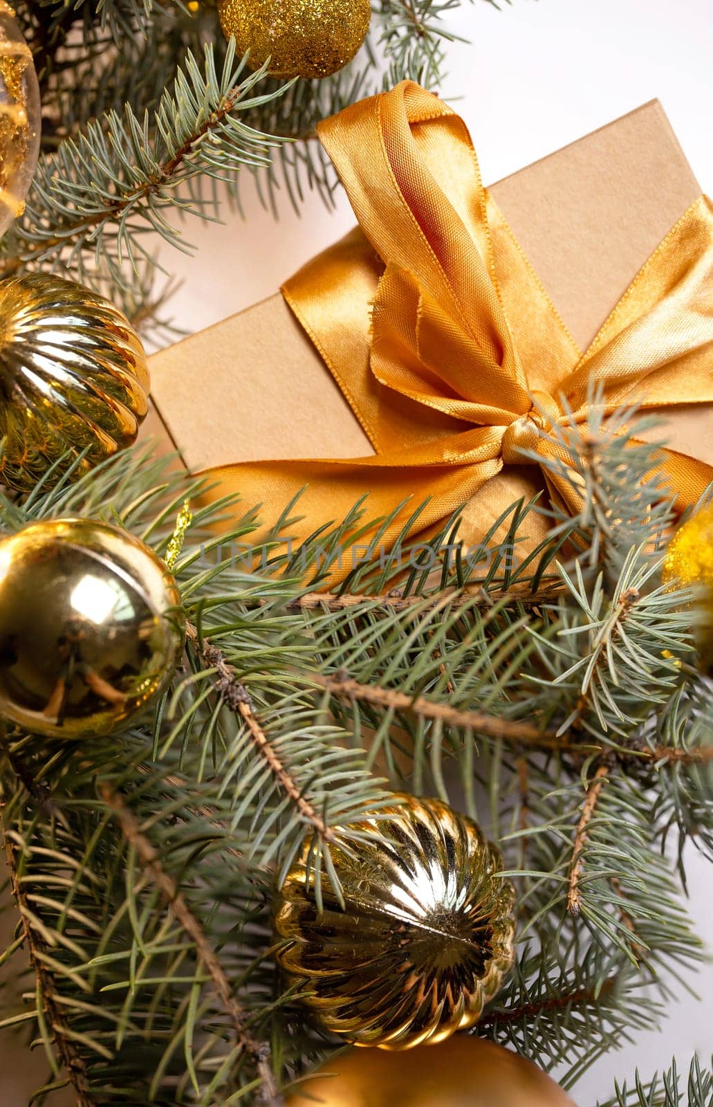 new Year's gift with toys for the Christmas tree.