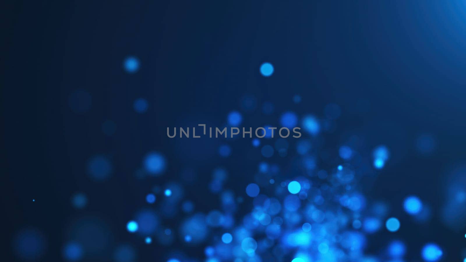 Blue bokeh particles by nolimit046