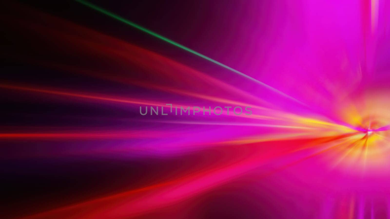 Colorful zoom light. Computer generated 3d render
