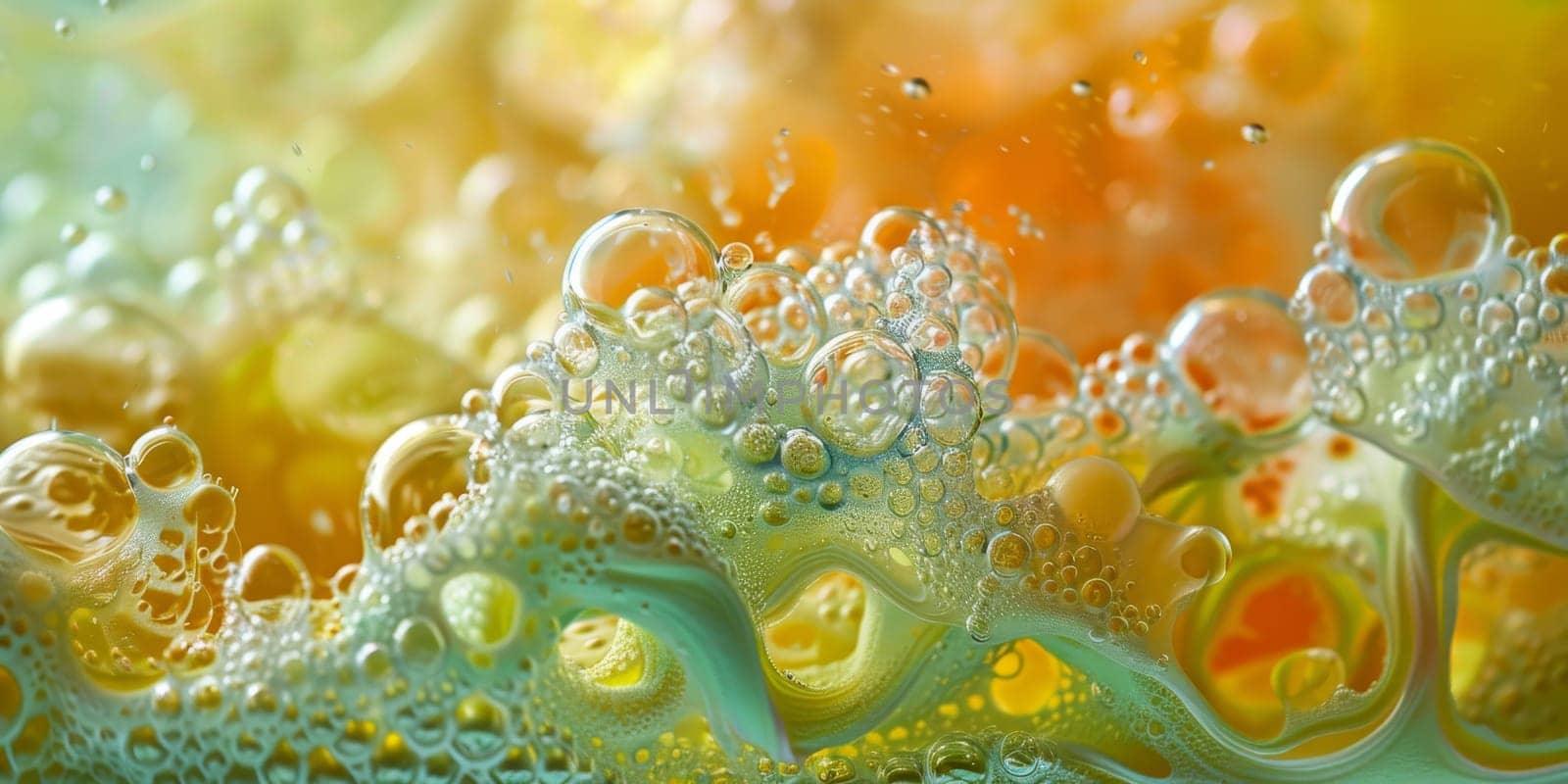 Soap foam or the swirling eddies of ink droplets in water by Kadula