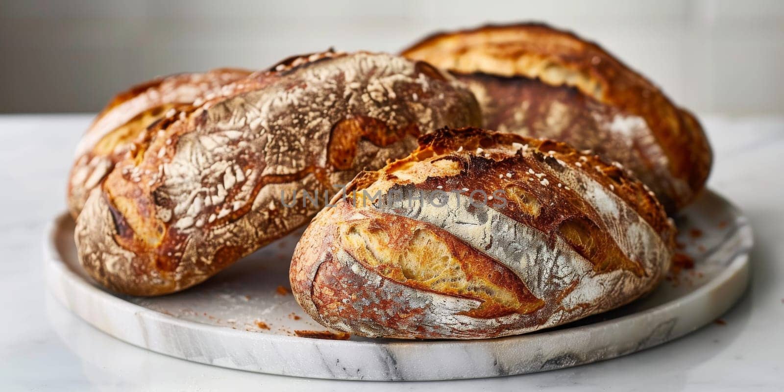 Handmade bread crusts, showcasing the craftsmanship and quality ingredients that distinguish an artisan bread
