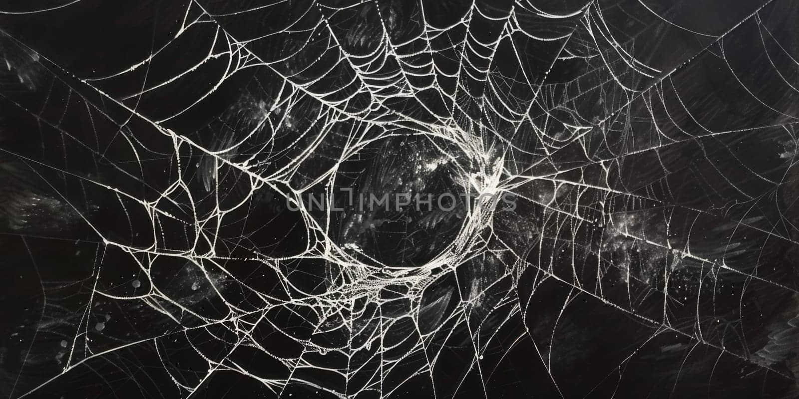 Spider's web, capturing every thread and intersection