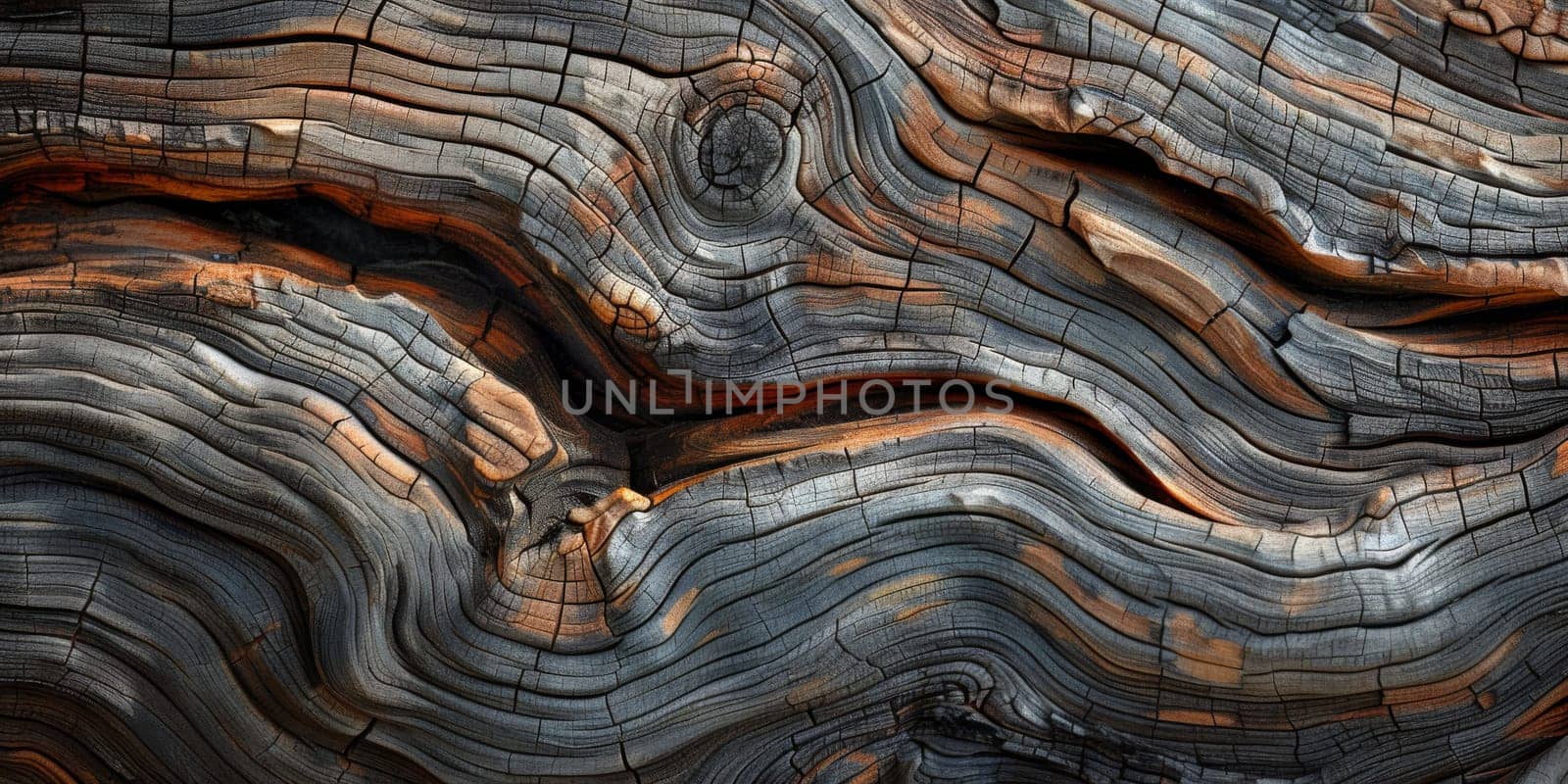 Detail to wood grain or bark as patterns and background