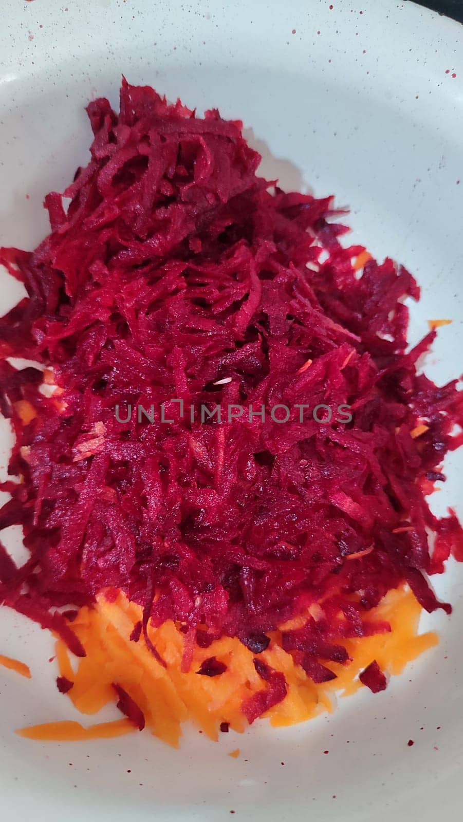 grated beets and carrots, background food vegetables. High quality photo