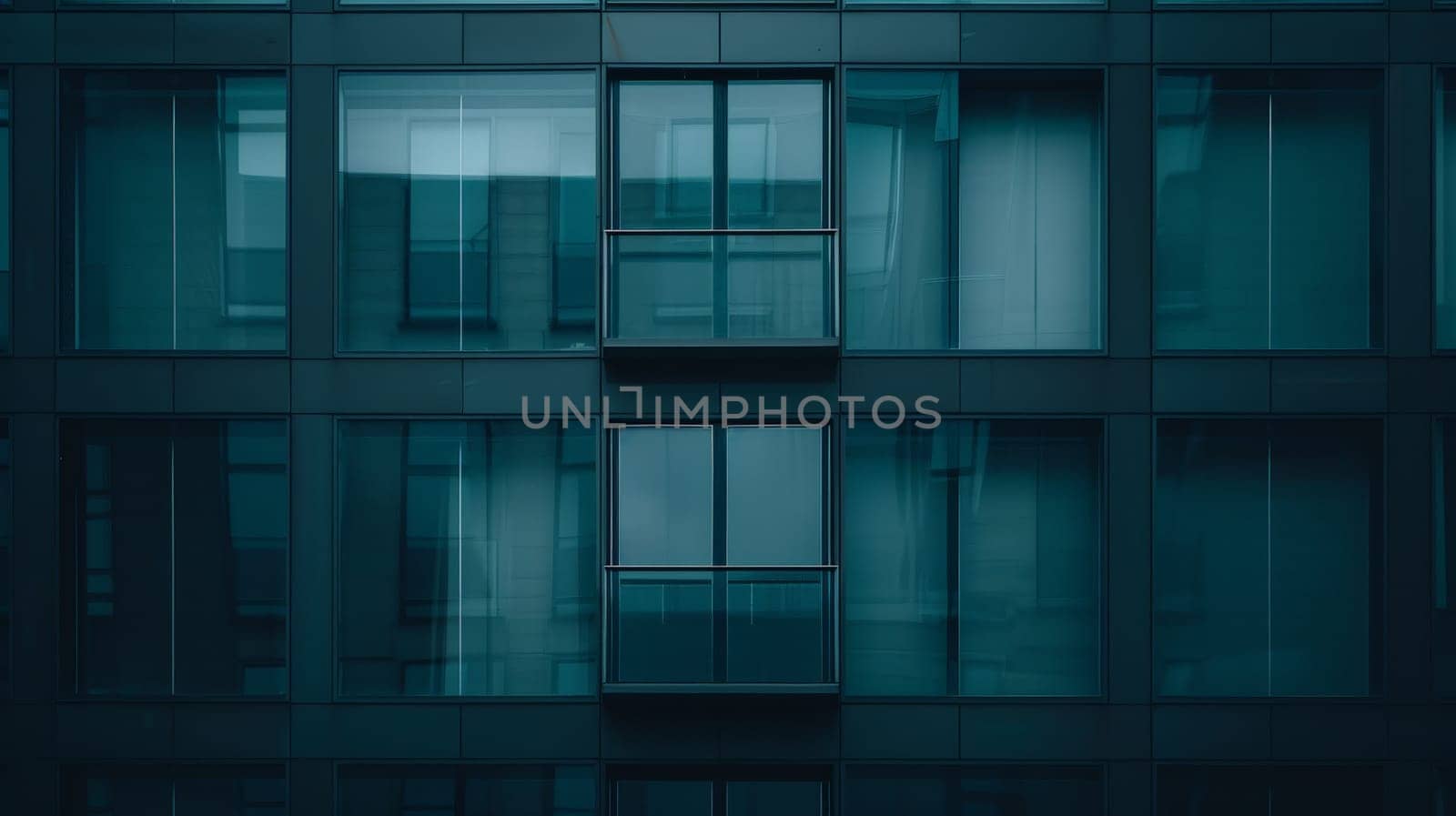 Outside view of modern building exterior, Abstract of modern building exterior, Modern minimalist architecture.