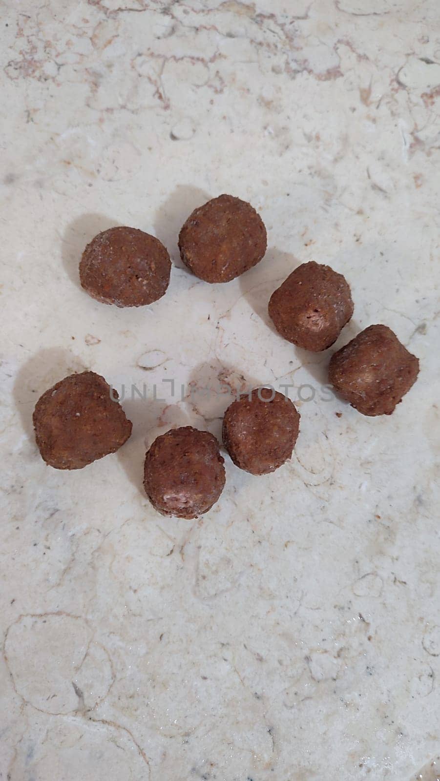round small meatballs cutlets food dinner lunch cooking. High quality photo