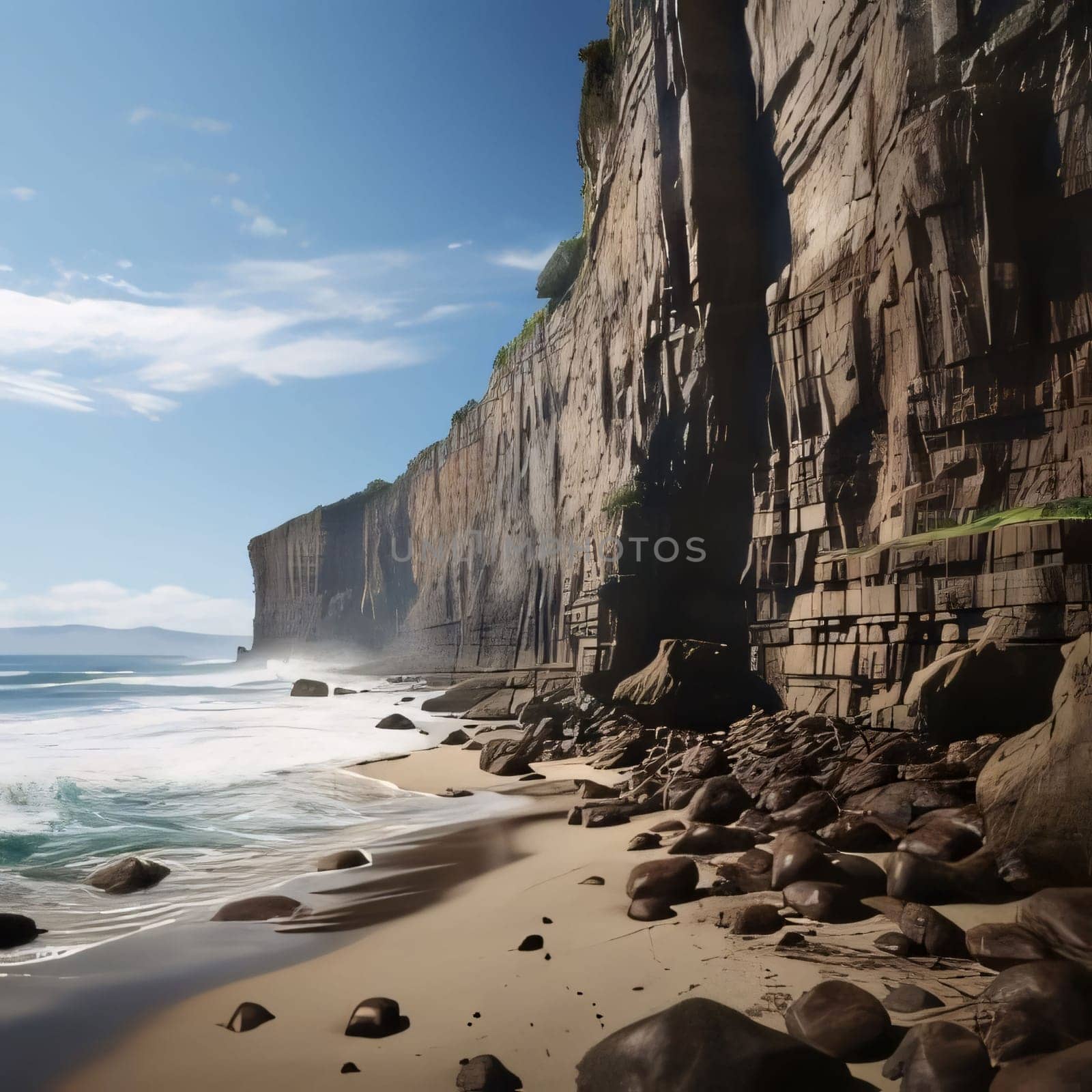 Photography: Tropical beach with cliffs and sand