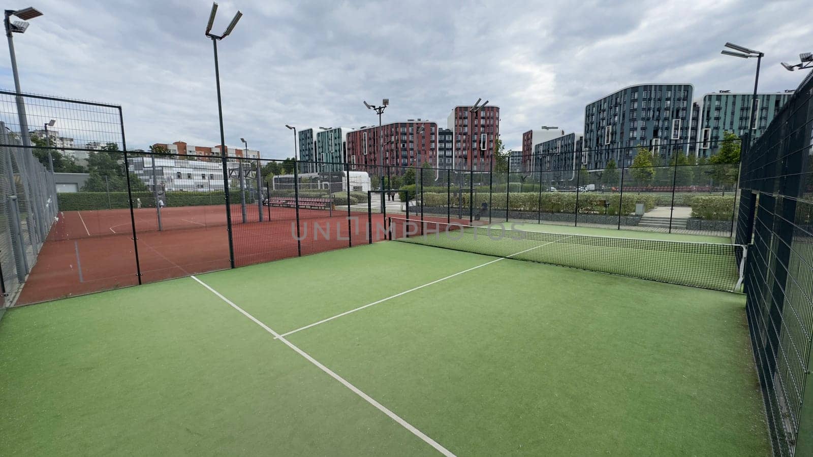 tennis padel court grass turf by Andelov13
