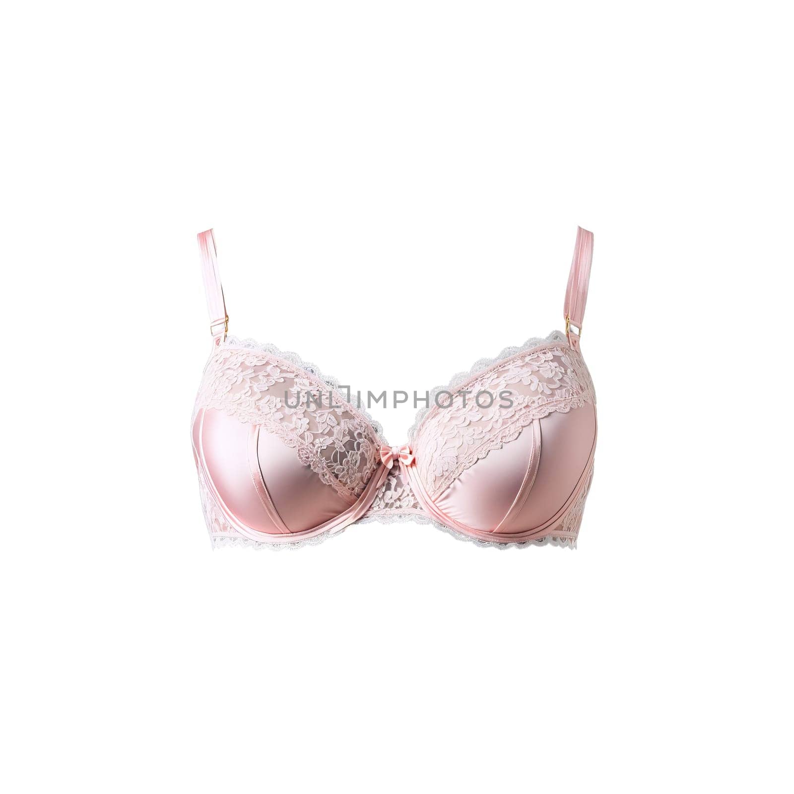 Romantic Blush Pink Lace Bra A romantic blush pink lace bra with a delicate feminine by panophotograph
