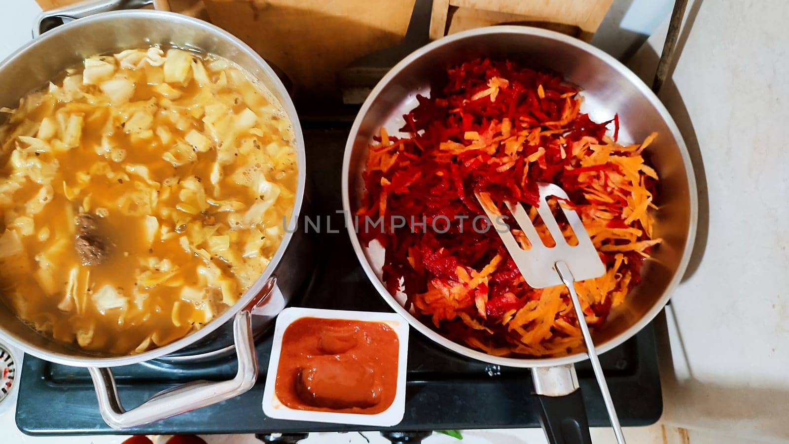 grated beets and carrots, background food vegetables. High quality photo