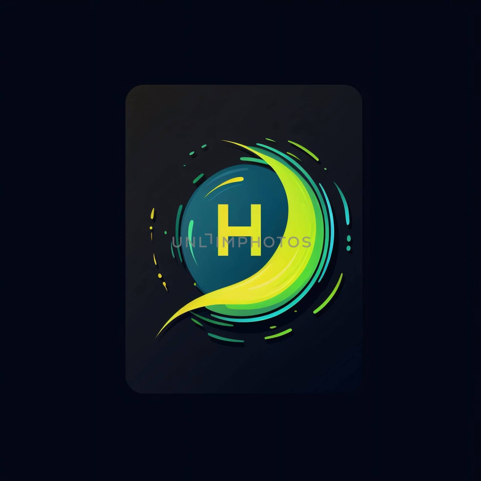 Graphic alphabet letters: Letter H logo icon design template elements for your application or corporate identity.